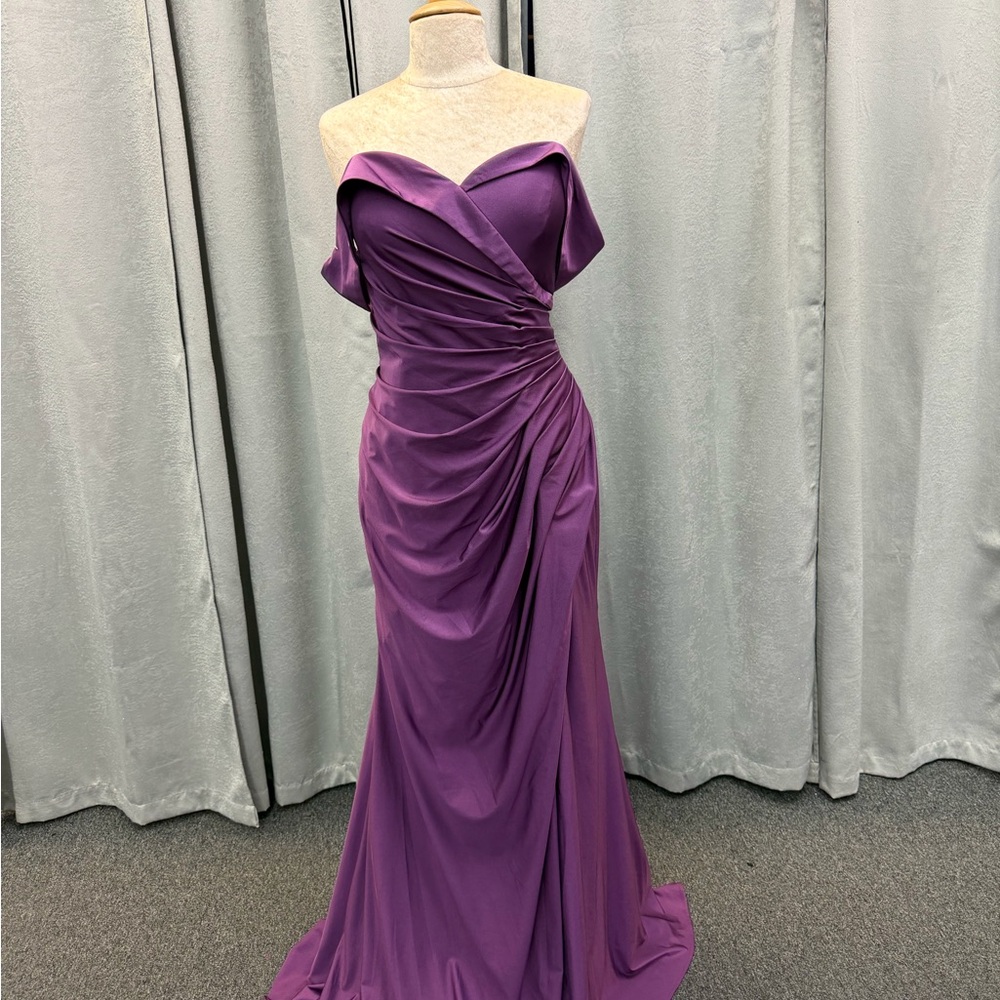 May Queen purple gown